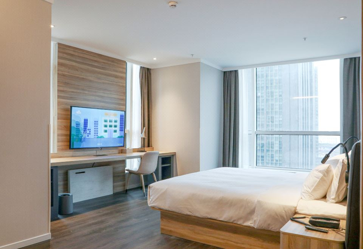Bedroom 2, Hanting Premiun Hotel Nanchang Honggutan Wanda Plaza, Nanchang