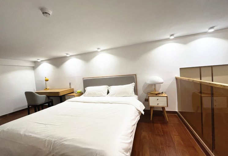 Bedroom 2, Zhuomeiya Serviced Apartment (Guangzhou Zhujiang New Town Tancun Subway Station), Guangzhou