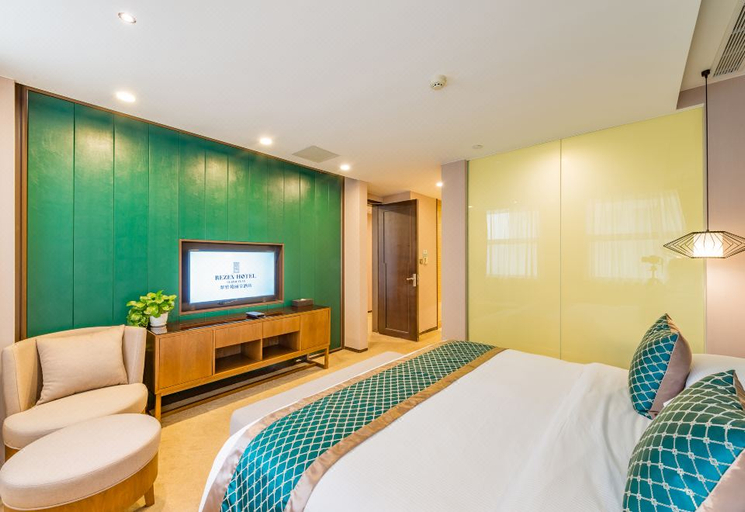 Bedroom 2, Rezen Hotel Wuxi Cuizhuyuan, Wuxi