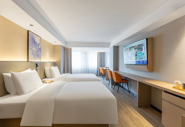 Bedroom 2, Starway Hotel Wuhan Wusheng Road CapitaLand Plaza, Wuhan