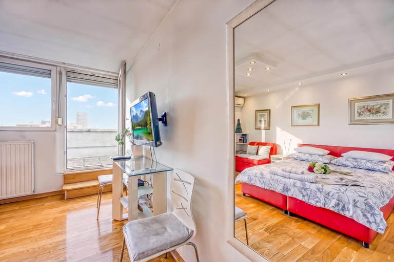 Interior, Cozy penthouse with Panoramic view, Zagreb