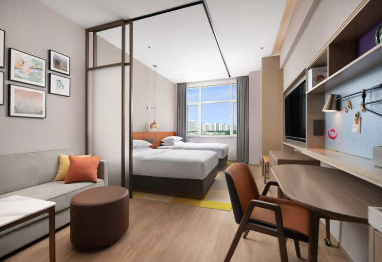 Bedroom 2, Home2 Suites by Hilton Yaitai Laishan, Yantai