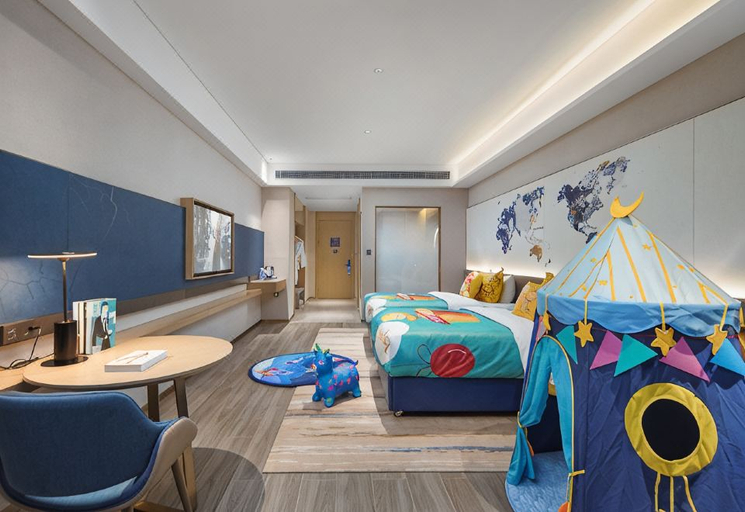 Bedroom 2, Kyriad Marvelous Hotel Dongguan Houjie Convention and Exhibition Center, Dongguan