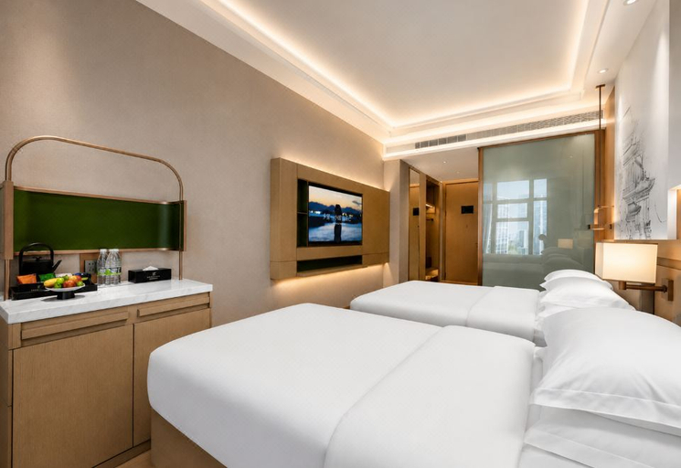 Bedroom 2, Rezen Suman Hotel Hangzhou Caanniao Headquarters, Hangzhou