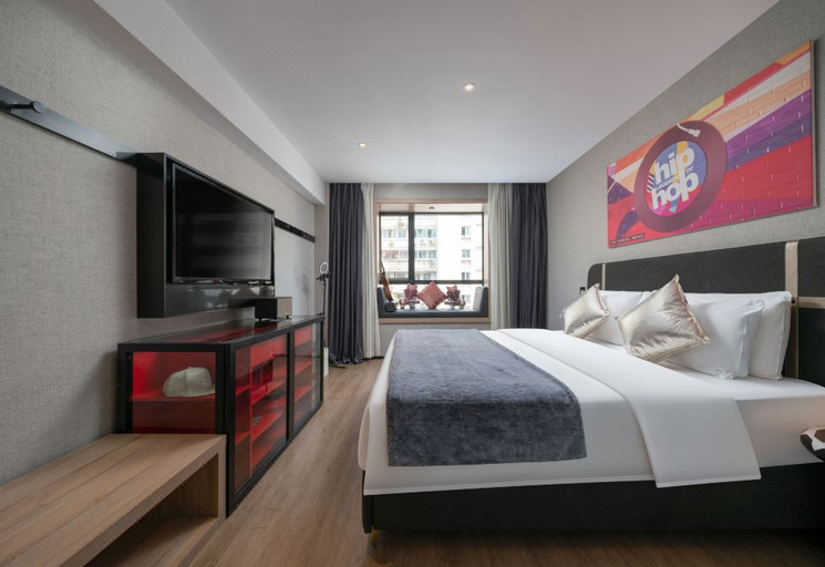 Bedroom 2, Nanjing Xinjiekou Netease Cloud Music Atour X Hotel, Nanjing