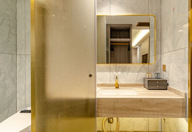 Bathroom 3, Manding Hotel (Sheyang Bus Station Xingfu Huacheng Branch), Yancheng
