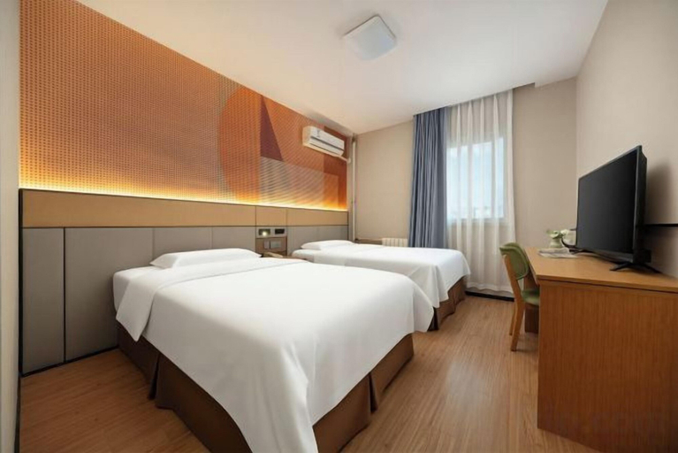 Bedroom 3, Ginza Jiayi Hotel (Yantai Suocheng Wanda Plaza Branch), Yantai
