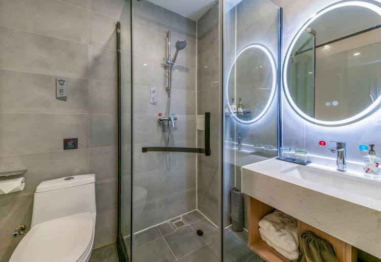 Bathroom, Baiman Hotel (Weifang Qingzhou Taihua City), Weifang