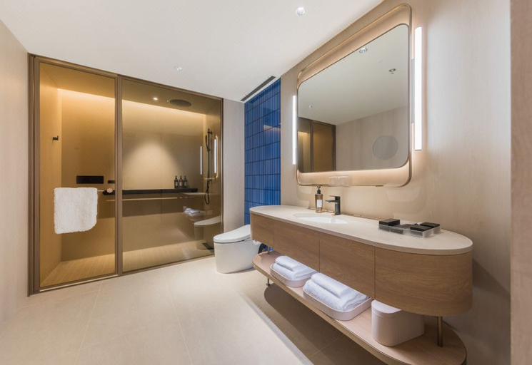 Bathroom 4, Orange Crystal Hotel Suzhou East Railway Station, Suzhou