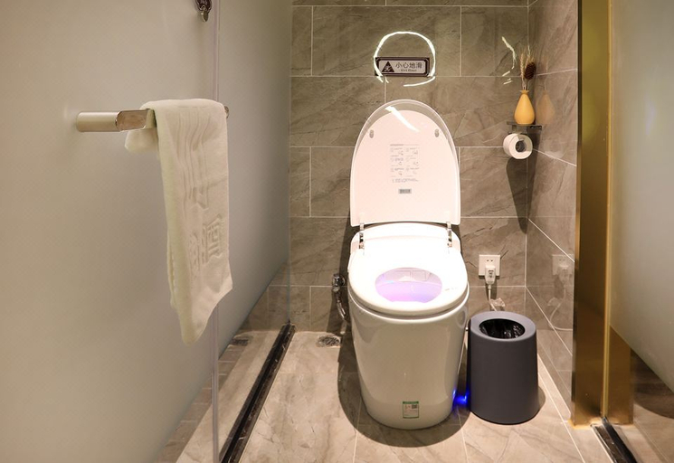 Bathroom 3, Waiting Hotel (Shanghai Fudan University, Sanmen Road Metro Station), Shanghai