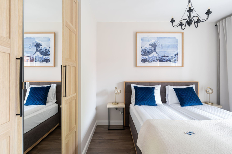 Bedroom 1, Scala City Center Apartments & Studios, Gdańsk City