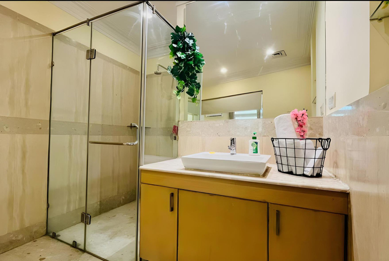 Bathroom 3, The Anovia Stays - All Bathtub Rooms (temporarily closed), Gurgaon