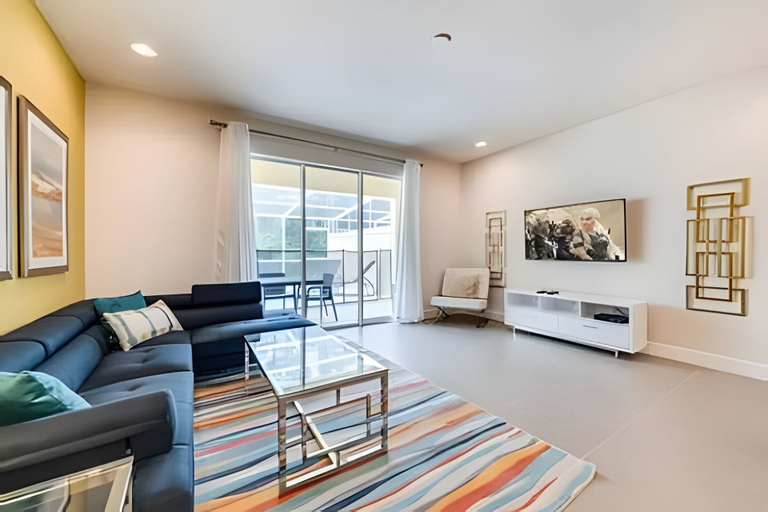 Living area, Serenity 3BR Villa w/ Pool Near Disney, Lake