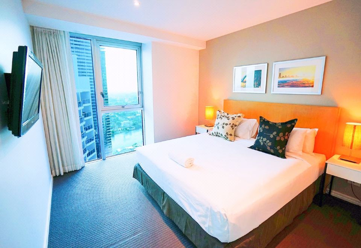 Bedroom 2, Surfers Paradise Luxury Apartments by Holiday Paradise, Gold Coast