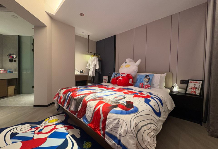 Bedroom 2, Atour Hotel Shanghai Jing'an Temple Nanjing West Road, Shanghai