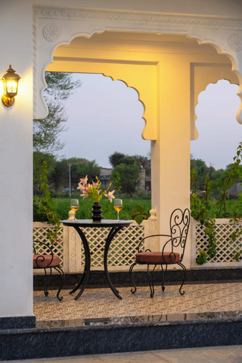Terrace/patio, ELIVAAS Signature Vijaypura Bagh 6BHK, Jaipur