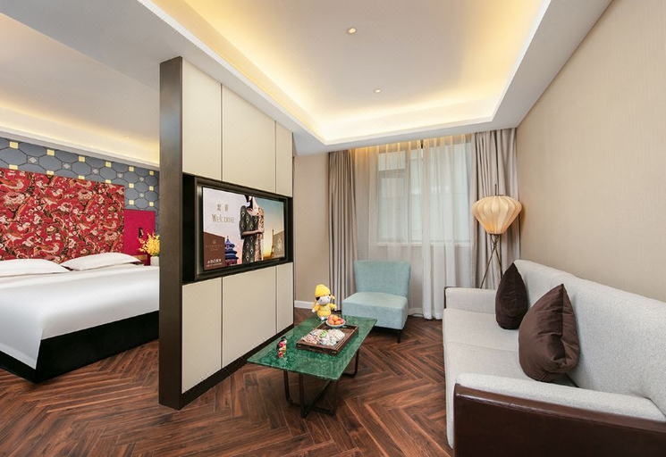 Bedroom 2, Metropolo Xi'an Bell Tower Dachaishi Subway Station Hotel, Xi'an