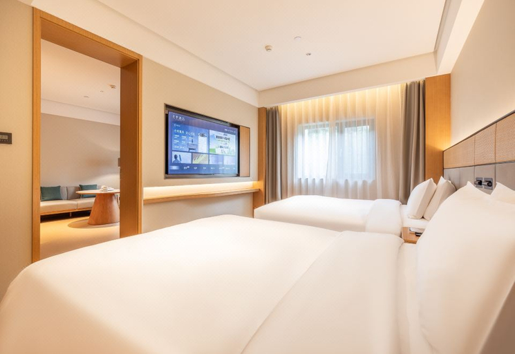 Bedroom 2, Ji Hotel Lanzhou Dongfanghong Plaza Wanxiangcheng, Lanzhou