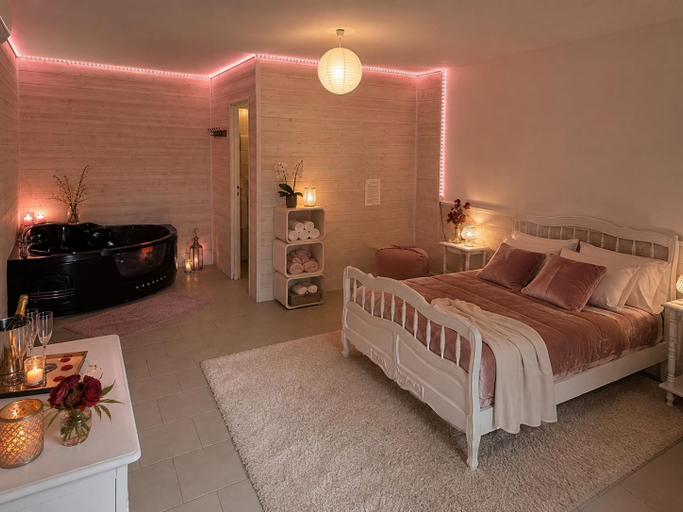 Bedroom 4, Le Presbytère, Sarthe