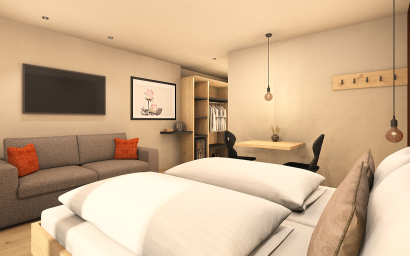 Bedroom 3, Albergo Alla Rosa, Trento