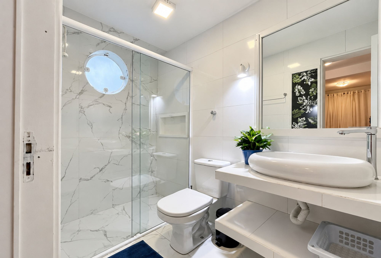 Bathroom 3, Ap. Aconchego do Campeche, Florianopolis