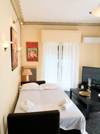 Bedroom 3, Elegant Apartment in Acropolis With Roof Garden, Attica