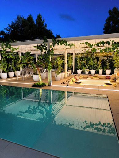 Sport & Beauty 1, Luxus Neubau 170m2 Loft mit Pool Garten, München