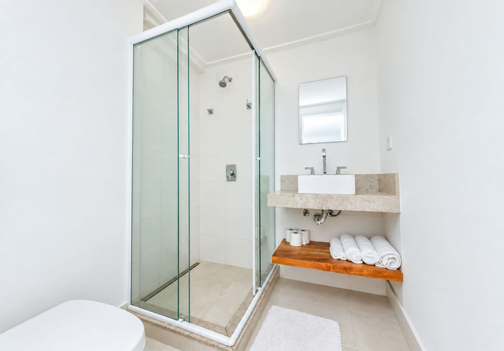 Bathroom, Apartamento de Frente pro Mar - Campeche, Florianopolis