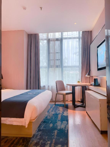 Bedroom 2, Echarm Hotel Xinyang Xin County, Xinyang