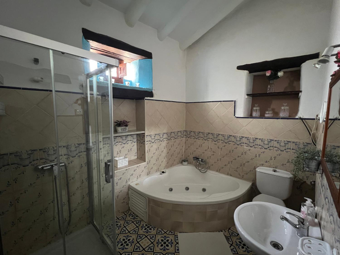 Bathroom, Villa Jardin piscina climatizada, Málaga