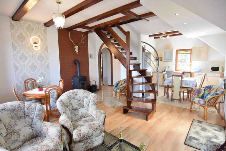 Others 2, Holiday apartment with fireplace, lake view, Bytów