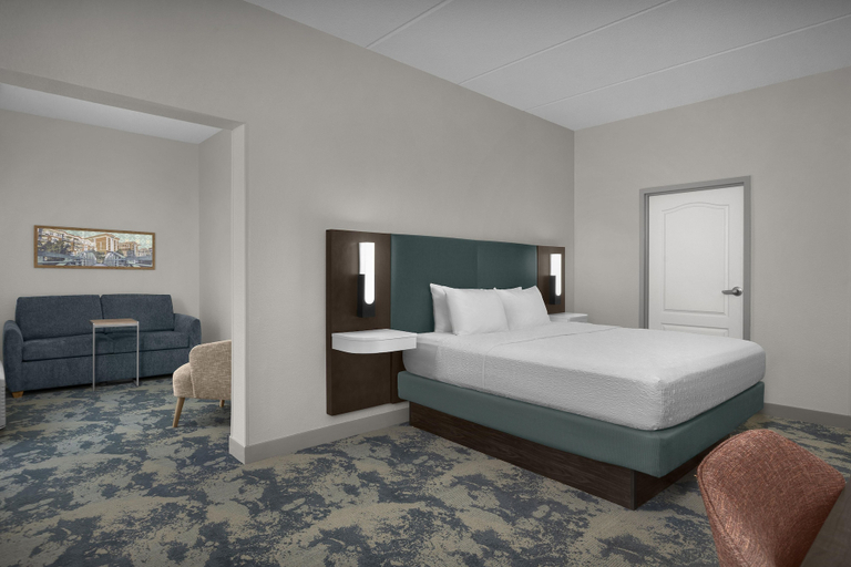 Bedroom 2, Hampton Inn & Suites Greenville/Spartanburg I-85, SC, Spartanburg