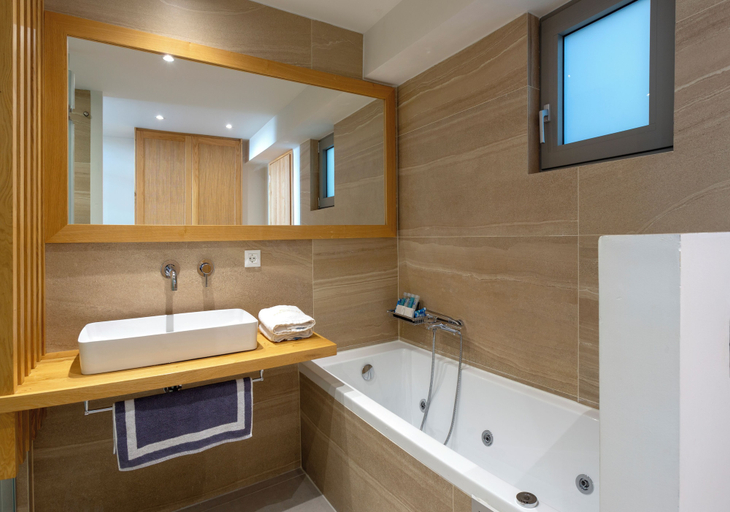 Bathroom 5, Atermono Boutique Resort & Spa, Crete