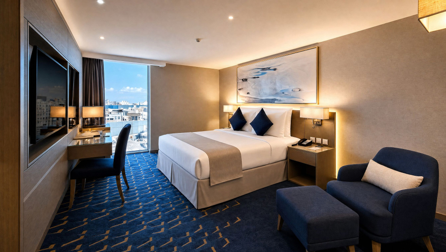 Bedroom 3, Cheerful Al Waha Unayzah Hotel