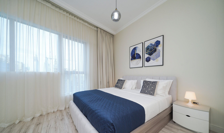 Bedroom 3, Chic Marina View Living in a Two Bedroom, Dubai