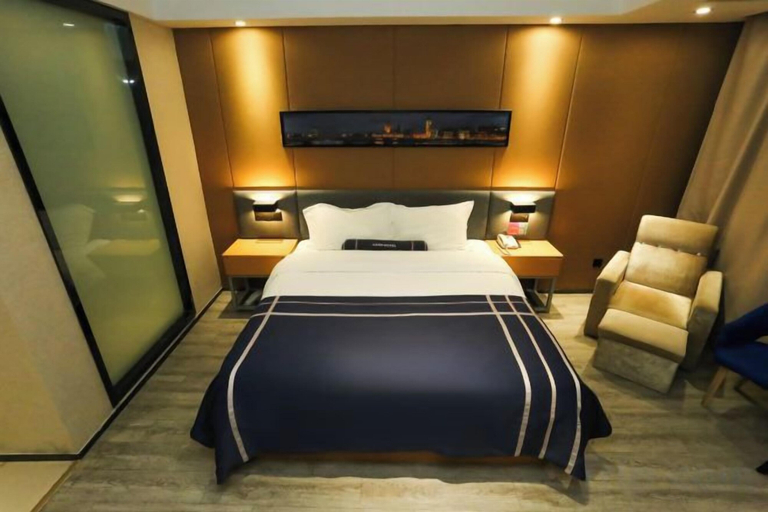 Bedroom, Lan'o Shangpin Hotel Xiangshuihua Never Sleeping City, Yancheng