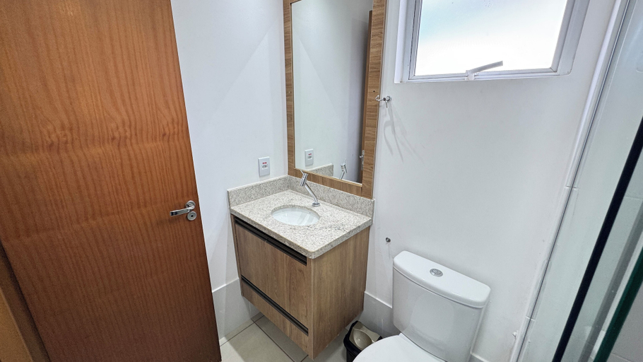 Bathroom 3, CRCN - Evian Thermas Residence, Caldas Novas
