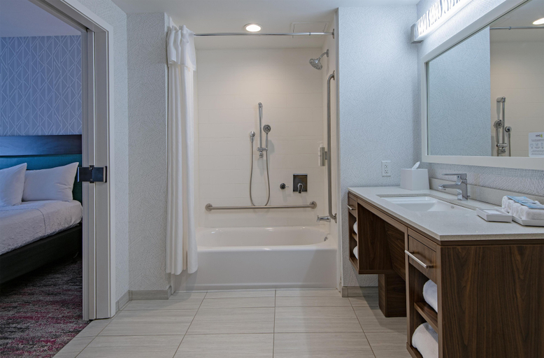 Bathroom 4, Home2 Suites by Hilton West Edmonton, Alberta, Canada, Division No. 11