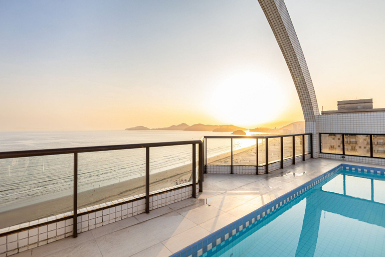 Sport & Beauty 5, ARK Houses - Flat Standard Vista-Mar c/ Piscina na Cobertura, Santos