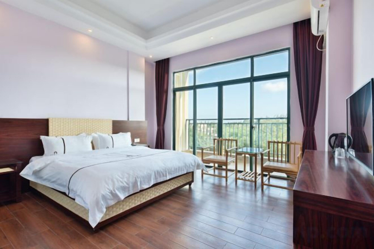 Bedroom, Lingshui Sancai Business Hotel, Hainan