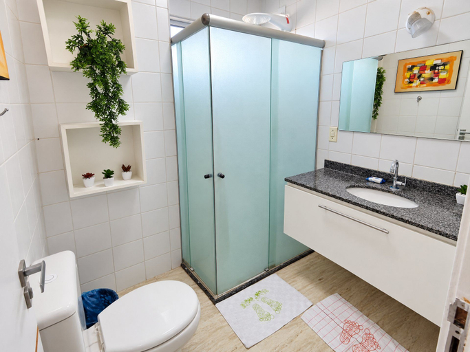 Bathroom 4, Apartamento 2 suítes lindo e vista mar, Fortaleza