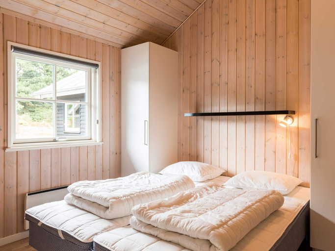 Bedroom, 5 Star Holiday Home in Blavand, Varde