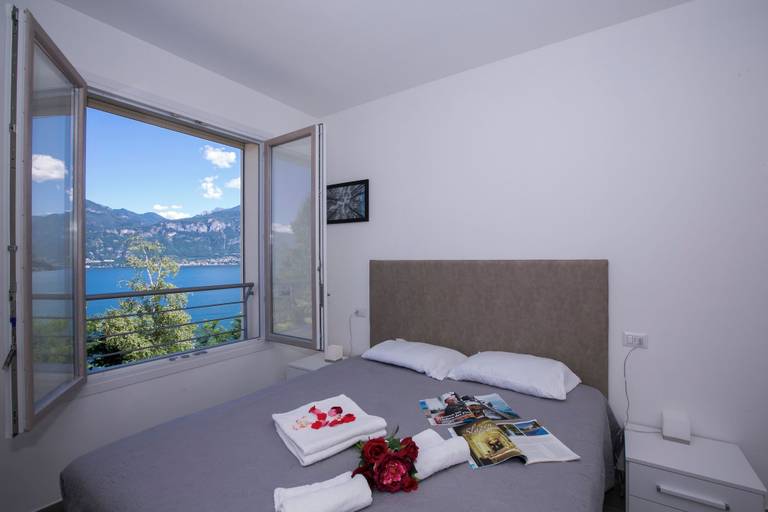 Bedroom 3, Paradiso di Menaggio Penthouse, Como