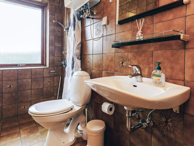 Bathroom, 7 Person Holiday Home in Frostrup, Thisted