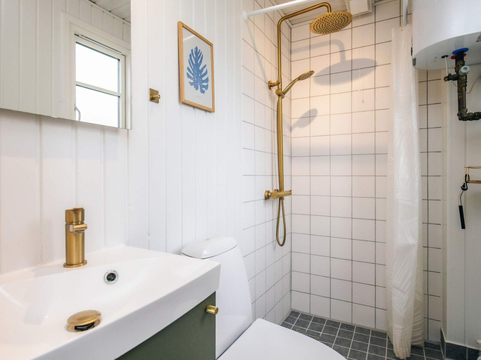 Bathroom, Holiday Home in Hals, Aalborg