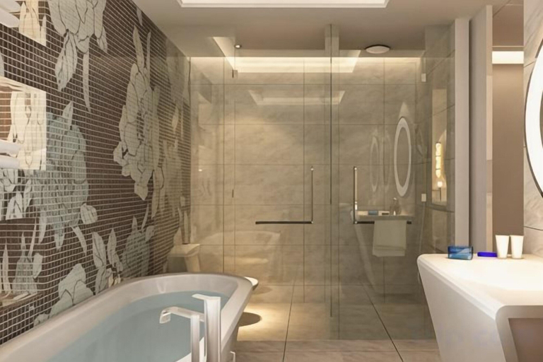 Bathroom, Huaqiao Hotel, Putian