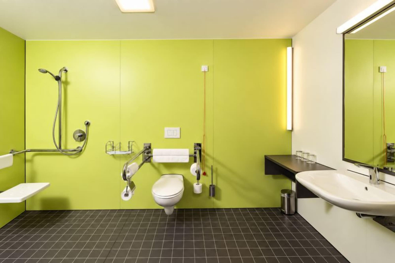 Bathroom 5, Economy-Hotel, Ulm