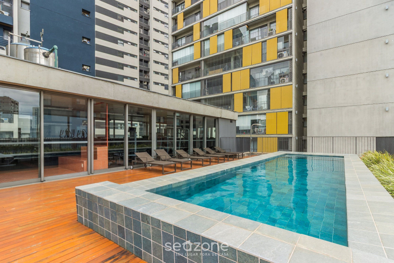 Others 4, Modern Accommodations in a Building With a Pool in the Heart of SP - Yhes, São Paulo