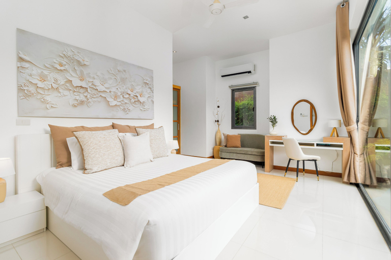 Bedroom 3, Modern 4BR Pool Villa Virginie Naiharn, Phuket Island
