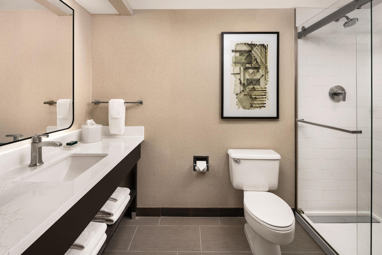 Bathroom 4, Hilton Fort Wayne at the Grand Wayne Convention Center, Allen